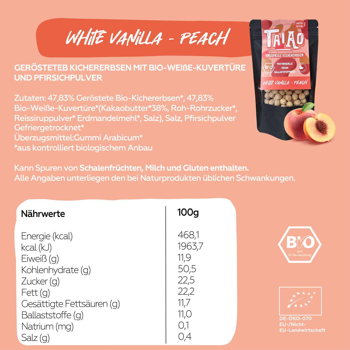 White Vanilla - Peach