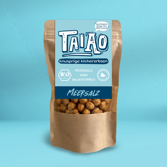 Knusprige Kichererbsen - Meersalz