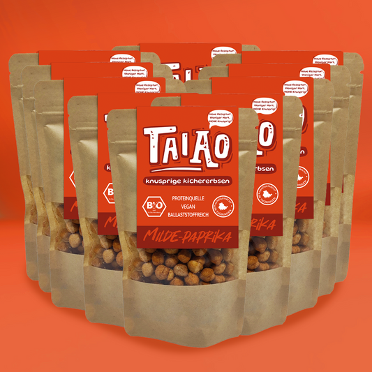 Knusprige Kichererbsen - 10er Pack Milde-Paprika