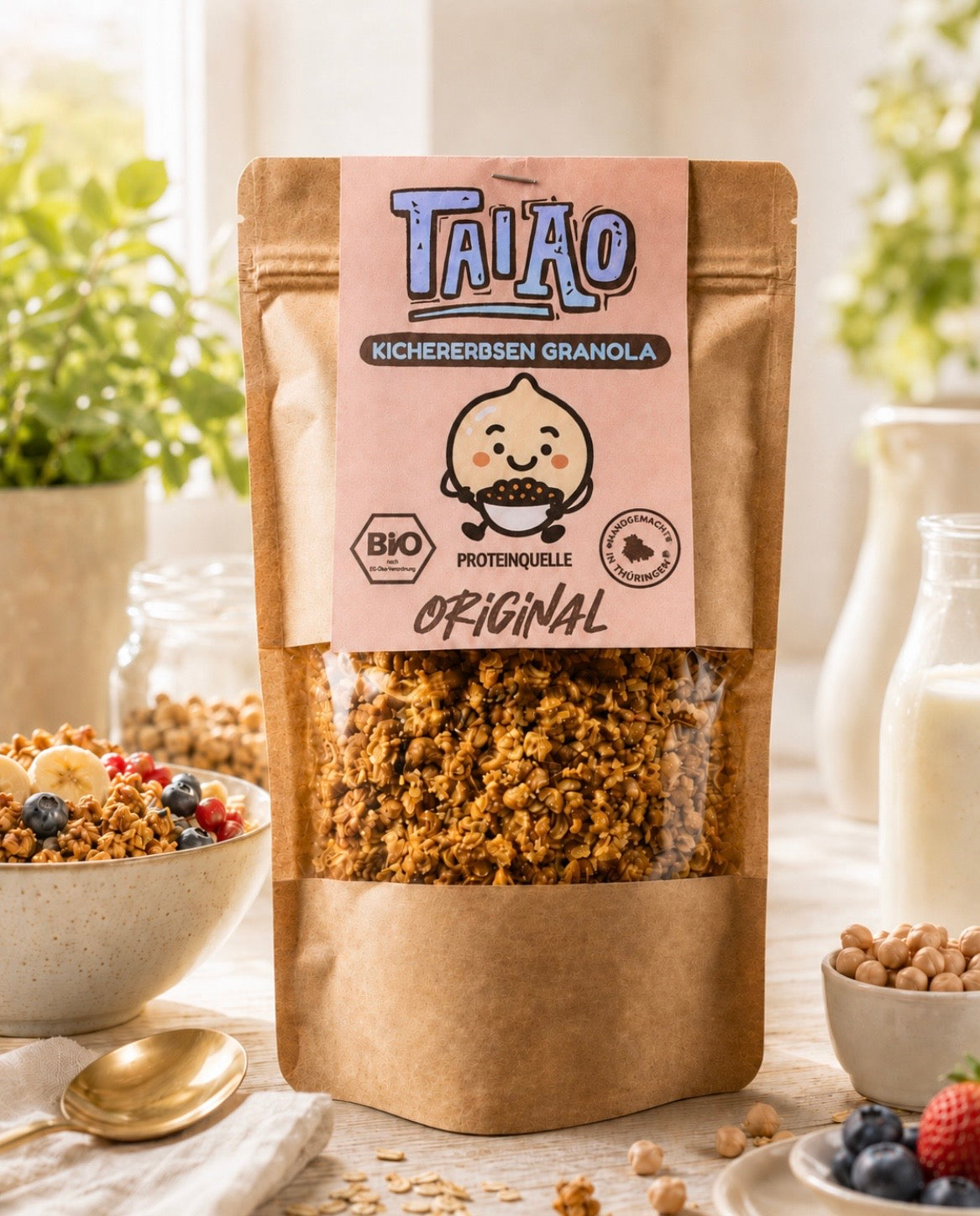 Kichererbsen Granola