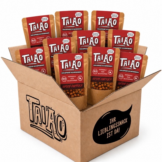 10x Bio Knusprige Kichererbsen - Spicy-Paprika