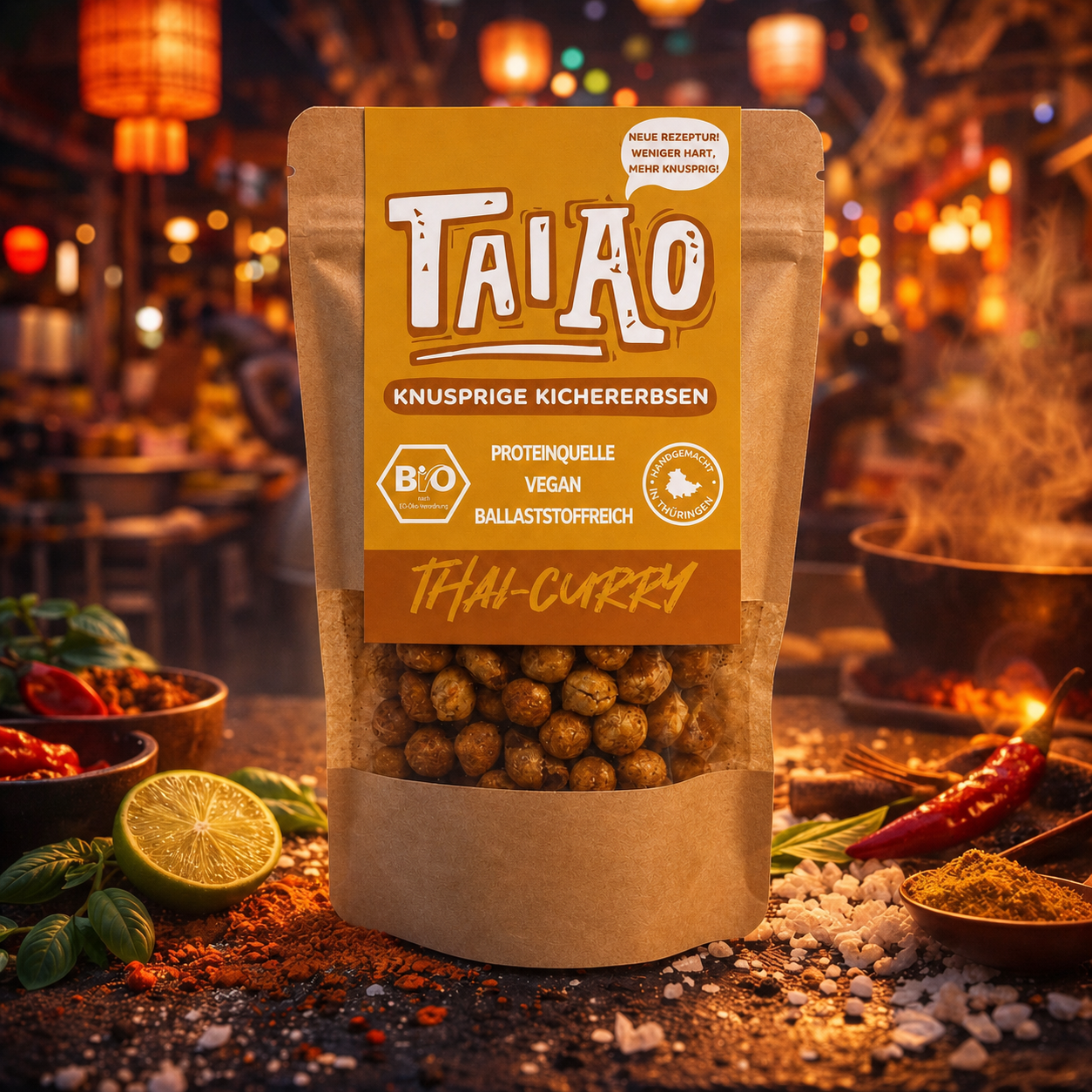 10x Knusprige Kichererbsen - Thai-Curry