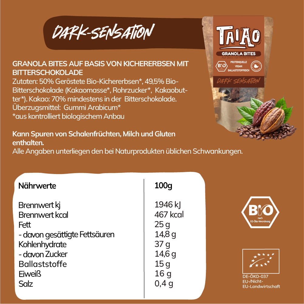 Granola Bites - 10er Pack Dark Sensation