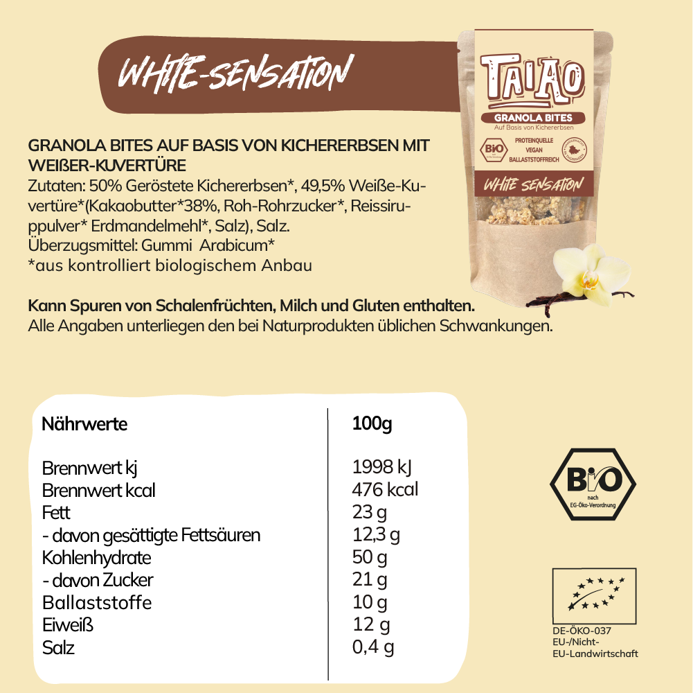 Granola Bites- 10er Pack White Sensation