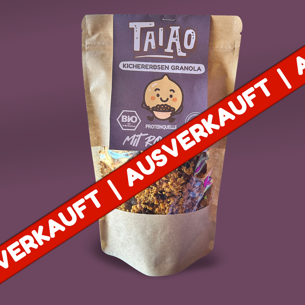 Kichererbsen Granola - Mit Rosinen